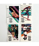 1984 Olympics Stamps Lot Of 4 Mixed Sports Used USA 20c - £15.95 GBP