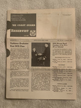 The Coast Guard Reservist Newsletter January 1960 4 Pgs Of Text Great Shape! - £3.70 GBP