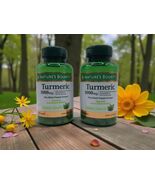 Nature&#39;s Bounty Turmeric 1000mg +Black Pepper Extract 60 Caps ☆TWO☆ E: 0... - $21.77