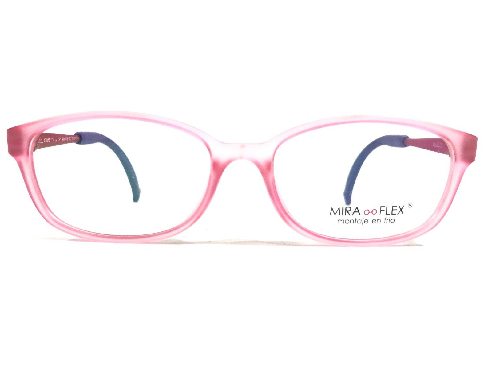 Miraflex Kinder Brille Rahmen CAROL Blau Rot Rosa Rechteckig 47-15-130 - $74.23