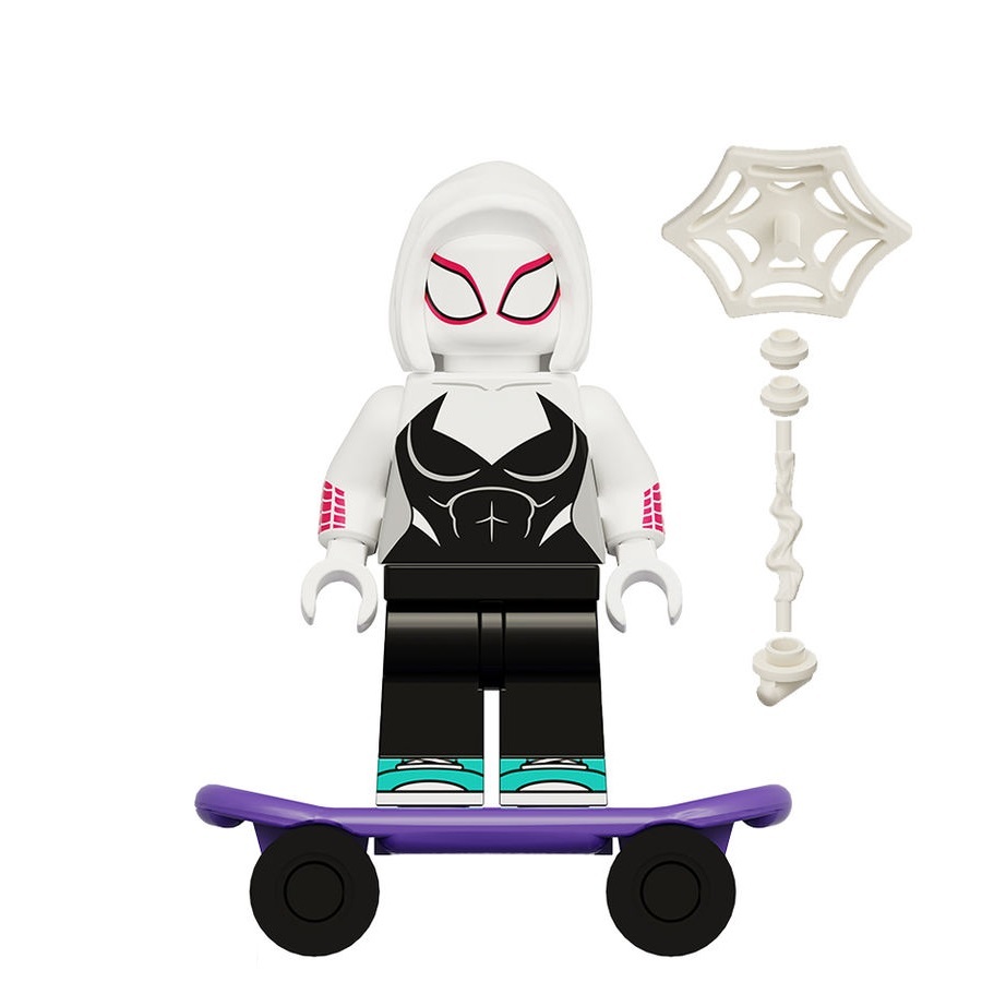 Spider-Gwen Spider-Woman Spider-Man Across the Spider-Verse Minifigures Toy