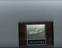 USS HANCOCK PLAQUE CVA-19 NAVY US USA MILITARY AIRCRAFT CARRIER SHIP - $3.95