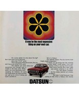 1970 Nissan Datsun Asterisk Car POE Prices Advertisement Automobilia DWII17 - $29.99