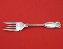 Fiddle Thread and Shell by CJ Vander Sterling Silver Salad Fork 6 3/4&quot; Flatware - £100.59 GBP