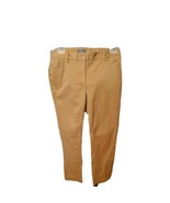 Charter Club Pants Women&#39;s Cropped Pants Size 6  Petite Brown Leg Stretch - €14,54 EUR