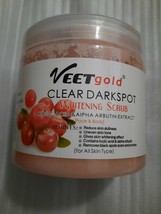 Veet gold clear darkspot whitening face &amp; body scrub+ kojic acid,alpha arbutin - £28.52 GBP