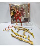 14cm Marvel Kaiyodo Revoltech Amazing Yamaguchi Iron Spider-Man Action F... - $815.96 MXN
