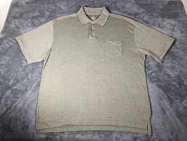 RedHead Men’s Golf Polo Shirt Pocket Gray Size Large - £8.17 GBP