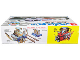 Skill 2 Model Kit Chevrolet Custom Van w Drag/Ski Boat Trailer Aqua Rod Race Tea - £64.96 GBP