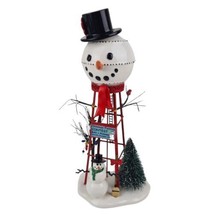 Department 56 Village Accessories &quot;Snowman Watertower&quot; 800013 Christmas Village - £23.43 GBP