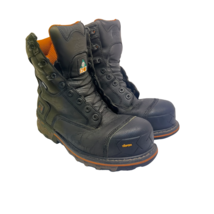 Timberland PRO Men&#39;s 8&quot; Boondock Waterproof Work Boots Black 89645 Size 8W - £45.55 GBP