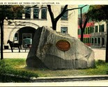 Burial Place of Chief Tomo Chi Chi Savannah Georgia GA 1928 WB postcard A10 - $4.90