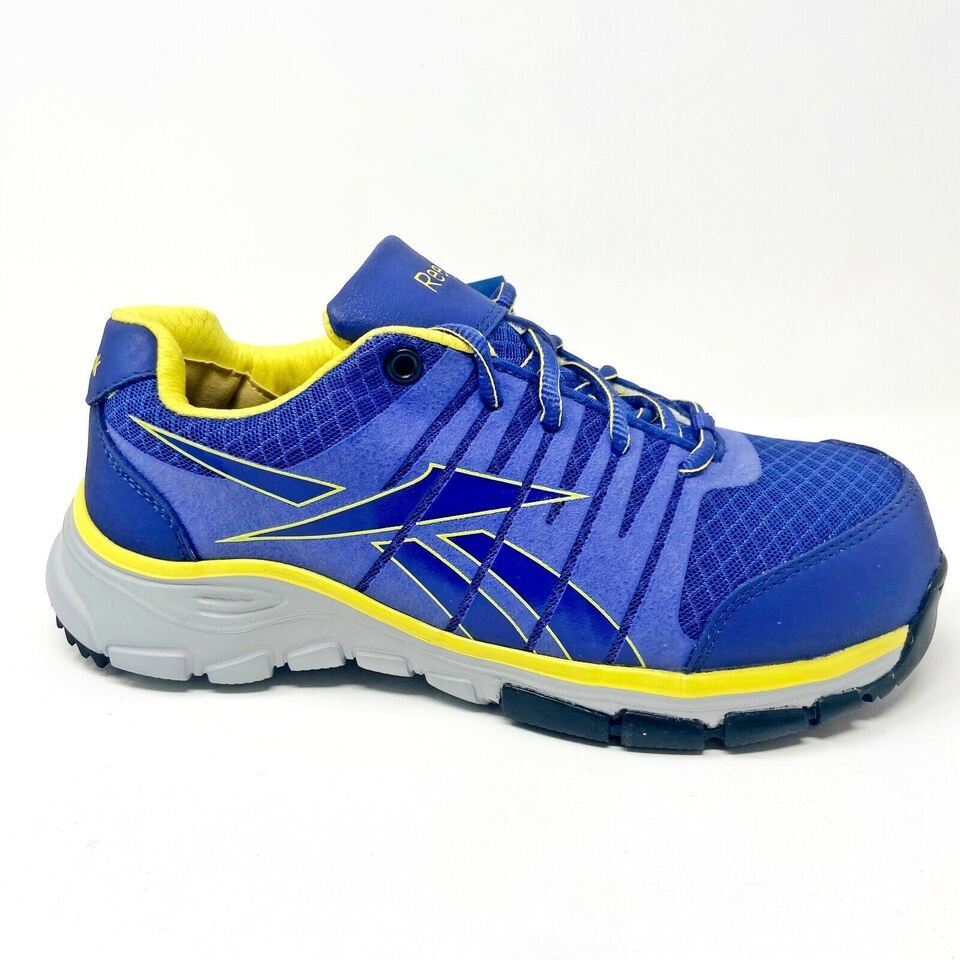 Reebok Work Arion Purple Oxford Womens Wide Composite Toe Sneakers RB457 - $29.95