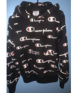 Champion Mens  pull over Hoodie mint condition pre-owned Sz Small Black . - £27.63 GBP