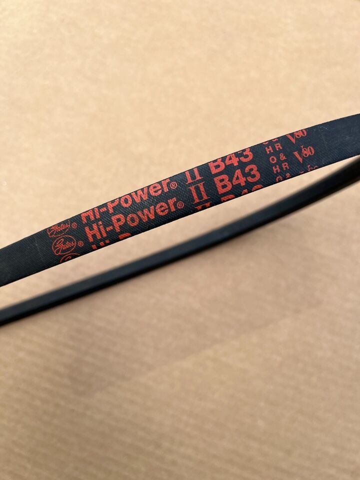 Drive Belt - Gates quality Hi Power V-belt B43 - $11.65