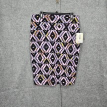 LuLaRoe Womans Skirt XLarge Cassie Geometric Pattern Pull On Elastic Wai... - $14.48