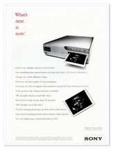 Sony Medical Systems Digital Dream Kids Vintage 1997 Full-Page Print Mag... - $9.70