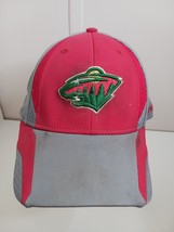Minnesota Wild Reebok NHL Center Ice Collection Fitted Cap Hat Size S/M - £11.66 GBP
