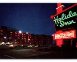 Night View Holiday Inn Atlanta Georgia GA UNP Chrome Postcard N21 - $2.92