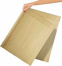 10 - 14.25x19 Brown Kraft Bubble Padded Envelopes Mailers Shipping Bag - £21.57 GBP