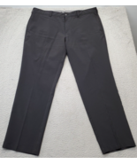 Ben Hogan Dress Pants Men&#39;s 38x30 Black Polyester Pockets Low Waist Stra... - $19.06