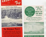 Great Gorge Trip &amp; Maid of the Mist Brochures Niagara Falls Canada 1950&#39;s - $17.82