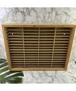 Napa Valley Box Company Vintage Cassette Tape Storage Shelf Wood Rack 64... - €41,51 EUR