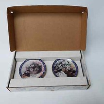 Bradford E Lena Liu&#39;s Parrot Tulips Lilies Miniature Plate Collection 1391A 1995 - £36.93 GBP