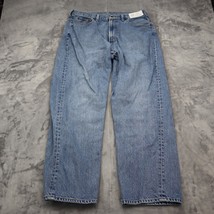 Nautica Pants Mens 34 Light Blue Denim Mid Rise Straight Leg Casual Jeans - $18.47