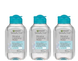 Garnier SkinActive Micellar Cleansing Water, All-in-1 Waterproof Makeup Remover  - £29.56 GBP