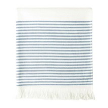 Croscill Coastal Stripe Hand Towels Set of 2 Towels 100% Cotton 30x16" Beach - $39.08