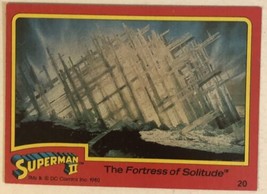 Superman II 2 Trading Card #20 Fortress Of Solitude - £1.54 GBP