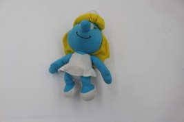 11&quot; Official Smurfette The Smurfs 2011 Plush Peyo Cartoon Figure Girl Blonde - £10.16 GBP