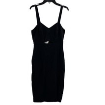 Parker Black Sleeveless Seamed Detail Knee Length Dress Size 4 New *flawed* - £45.47 GBP
