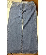 Levis 501 Jeans Mens Size 38x30 Button Fly Blue Wash Stretch Denim Strai... - €42,65 EUR