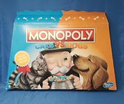 Monopoly Cats Vs. Dogs Board Game Hasbro Gaming 8+ Parker Brothers - $19.30