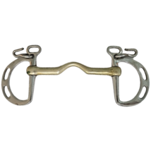 Uxeter Slotted Kimberwick English Horse Bit Stainless Copper 5&quot; Mouth - £21.46 GBP