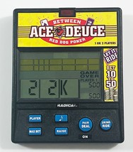 Radica Between Ace Deuce Red Dog Poker Handheld Electronic Game Model 960 Pocket - £3.54 GBP