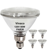 Vinaco PAR38 80W Flood Llight Bulbs, 4 Pack High Output PAR38 Halogen Fl... - $33.99