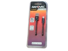 Rayovac lighting charge cable 6ft Black - £14.37 GBP