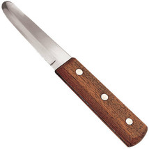 3&#39;&#39; Stainless Steel Clam Knife w/ Riveted Wood Handle - $8.94