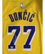 LUKA DONCIC PSA/DNA SIGNED AUTOGRAPHED LOS ANGELES LAKERS JERSEY COA - $839.00