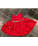 Youngland Infant Party/Holiday Sleeveless Red Dress 3-6 Month *Pre Owned... - £9.42 GBP