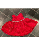 Youngland Infant Party/Holiday Sleeveless Red Dress 3-6 Month *Pre Owned... - €10,41 EUR