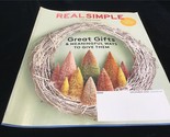 Real Simple Magazine December 2020 Great Gifts &amp; Meaningful Ways to Give... - $10.00