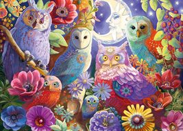 Ravensburger Night Owl Hoot Jigsaw Puzzle - 300 Larger Format Pieces | Vibrant,  - £11.95 GBP