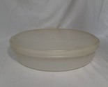 Vintage Tupperware Cupcake Keeper 242 With  Tupper Seal Lid 224, 12&quot; x 2... - £9.91 GBP