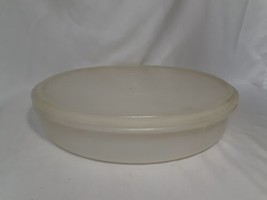 Vintage Tupperware Cupcake Keeper 242 With  Tupper Seal Lid 224, 12&quot; x 2... - $12.61