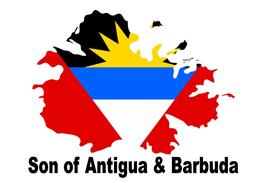Son of Antigua And Barbuda Country Map Flag Poster Print High Quality Print - £5.51 GBP+