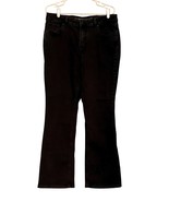 Maurices M Jeans Black Mid Rise Bootcut Size 14 Stretch Denim 35 W 31 In... - $254.68 MXN